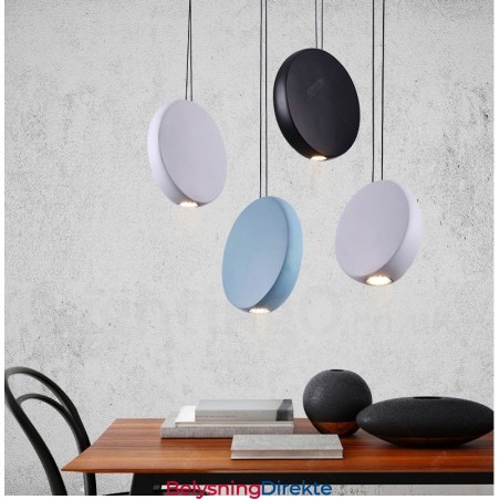 Moderne Samtidsstil 1 Lyspære Aluminiumslegering Pendellampe Med Aluminiumslegeringskjerm