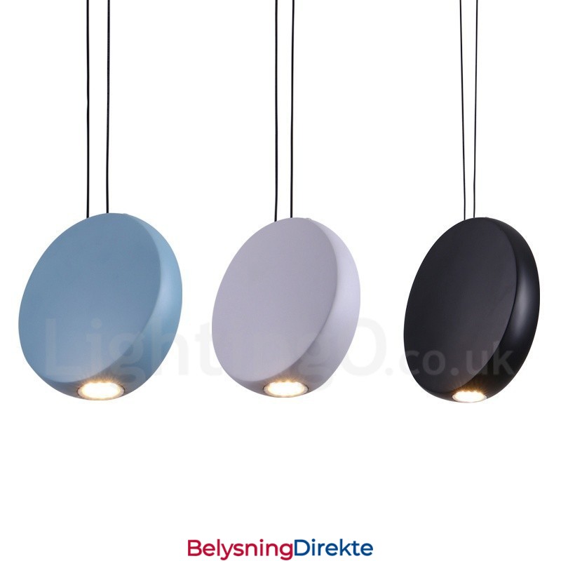 Moderne Samtidsstil 1 Lyspære Aluminiumslegering Pendellampe Med Aluminiumslegeringskjerm