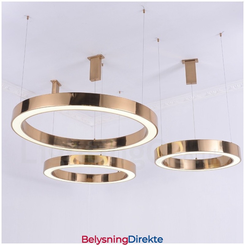 Moderne Og Moderne Stål Pendellampe Med 1 Lys Og Akrylskjerm