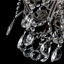 Moderne Lysekronedesign Vintage Lysekrone Loft Krystall Lysarmatur Glans Hengende Lampe