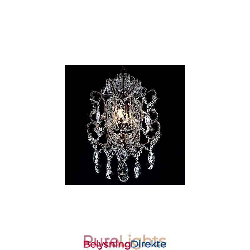 Moderne Lysekronedesign Vintage Lysekrone Loft Krystall Lysarmatur Glans Hengende Lampe