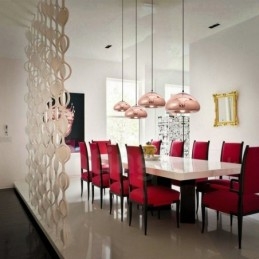 Moderne Og Moderne Pendellampe I Glass Med 1 Lys Og Glassskjerm