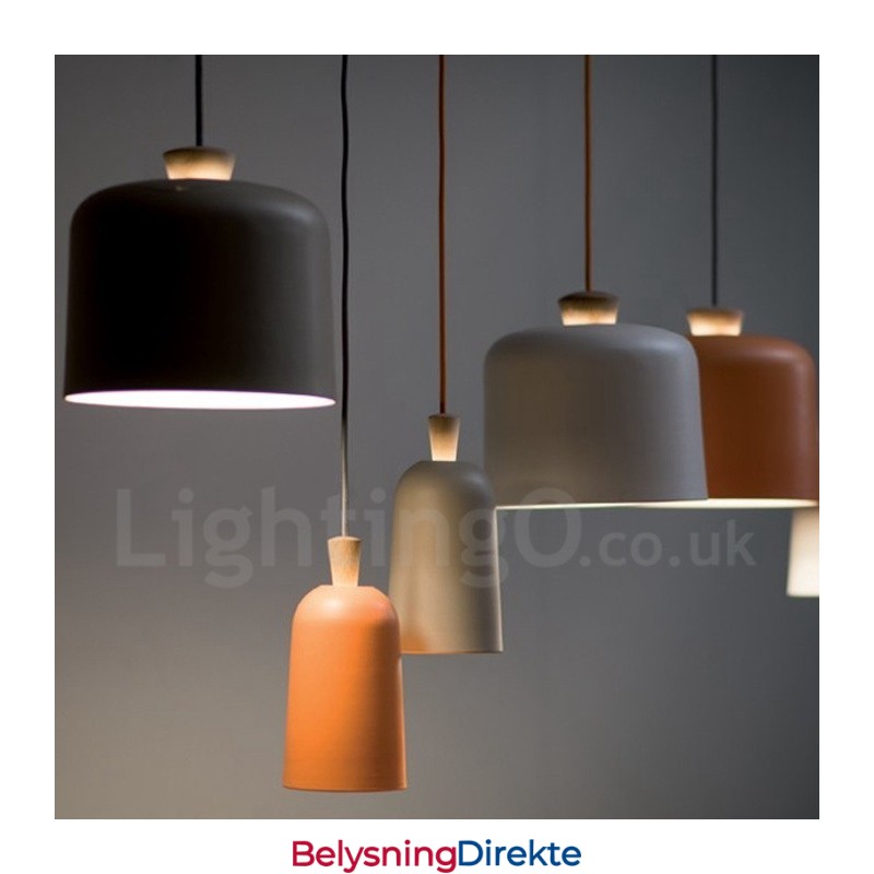 Moderne Samtidsstil 1 Lyspære Aluminiumslegering Pendellampe Med Aluminiumslegeringskjerm