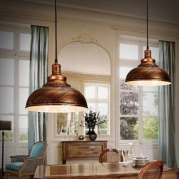 Moderne Samtidsstil 1 Lyspære Aluminiumslegering Pendellampe Med Aluminiumslegeringskjerm