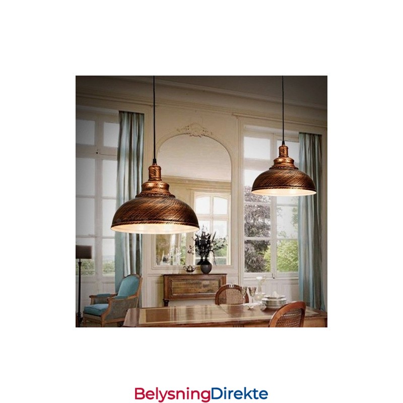 Moderne Samtidsstil 1 Lyspære Aluminiumslegering Pendellampe Med Aluminiumslegeringskjerm