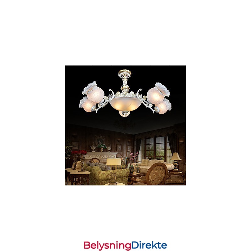 Lysekrone Tradisjonell Klassisk Vintage Retro Metall