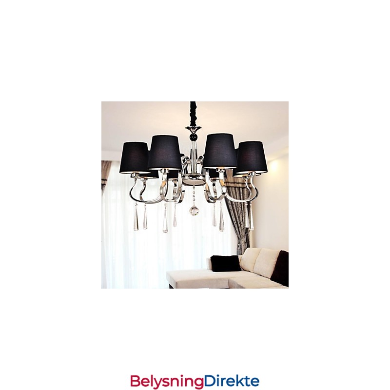 Tradisjonell Klassisk Lysekrone I Nikkelmetall
