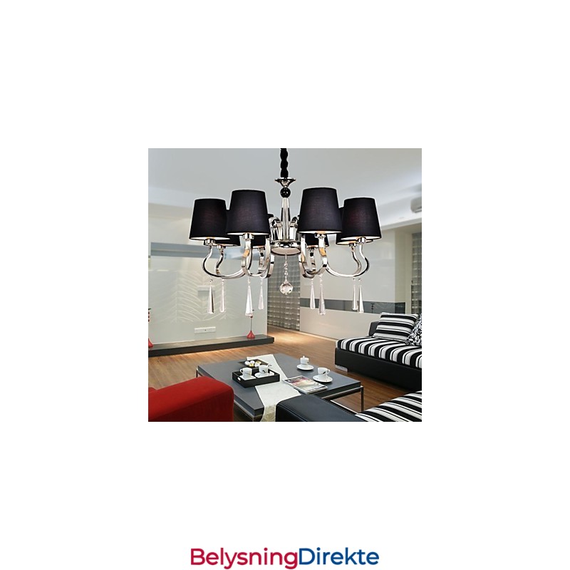 Tradisjonell Klassisk Lysekrone I Nikkelmetall