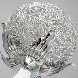 Dimbar Moderne Samtidskrone I Stål Med 12 Lys Og Skjerm I Aluminiumslegering