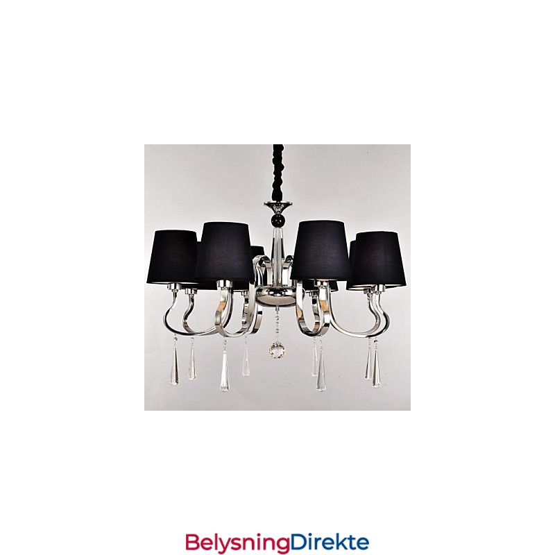 Tradisjonell Klassisk Lysekrone I Nikkelmetall