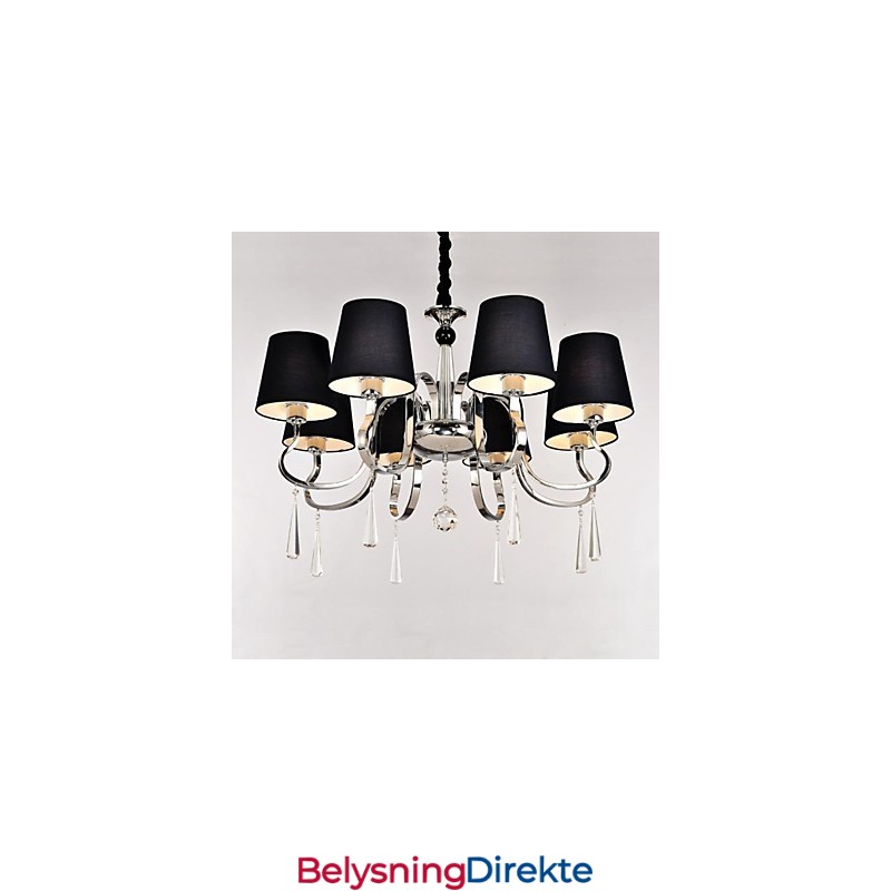 Tradisjonell Klassisk Lysekrone I Nikkelmetall