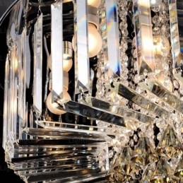 6 Moderne, Samtidskunstneriske Taklamper Med Krystallskjerm