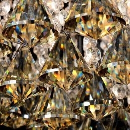 6 Moderne, Samtidskunstneriske Taklamper Med Krystallskjerm