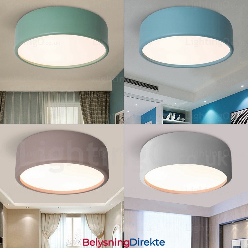 Nordisk Taklampe Med 1 Lys Og Akrylskjerm