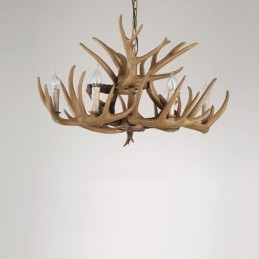 6 Lys Vintage Retro Lysekrone