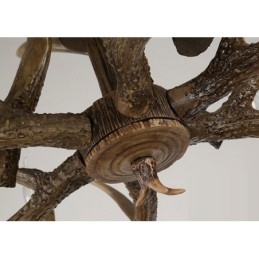 6 Lys Vintage Retro Lysekrone