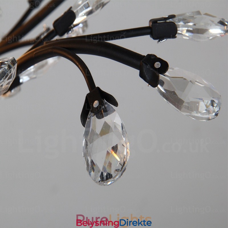 Lys Landlig Rustikk Lysekrone