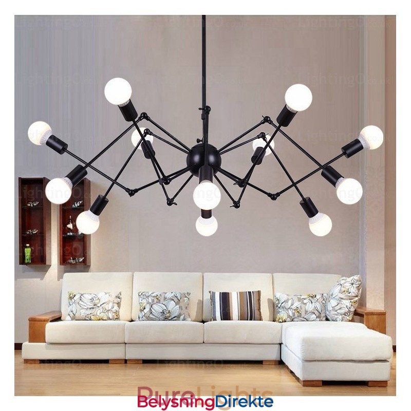 12 Lys Vintage Retro Lysekronebutikker