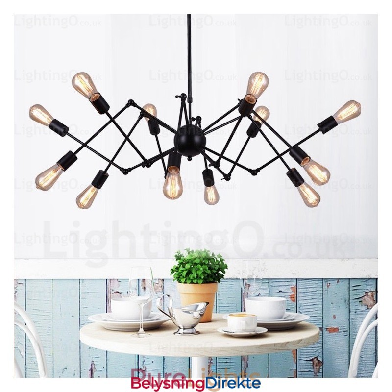 12 Lys Vintage Retro Lysekronebutikker