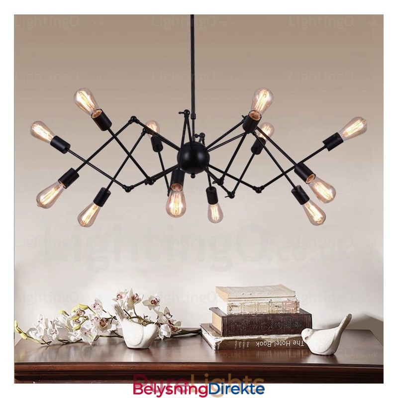 12 Lys Vintage Retro Lysekronebutikker