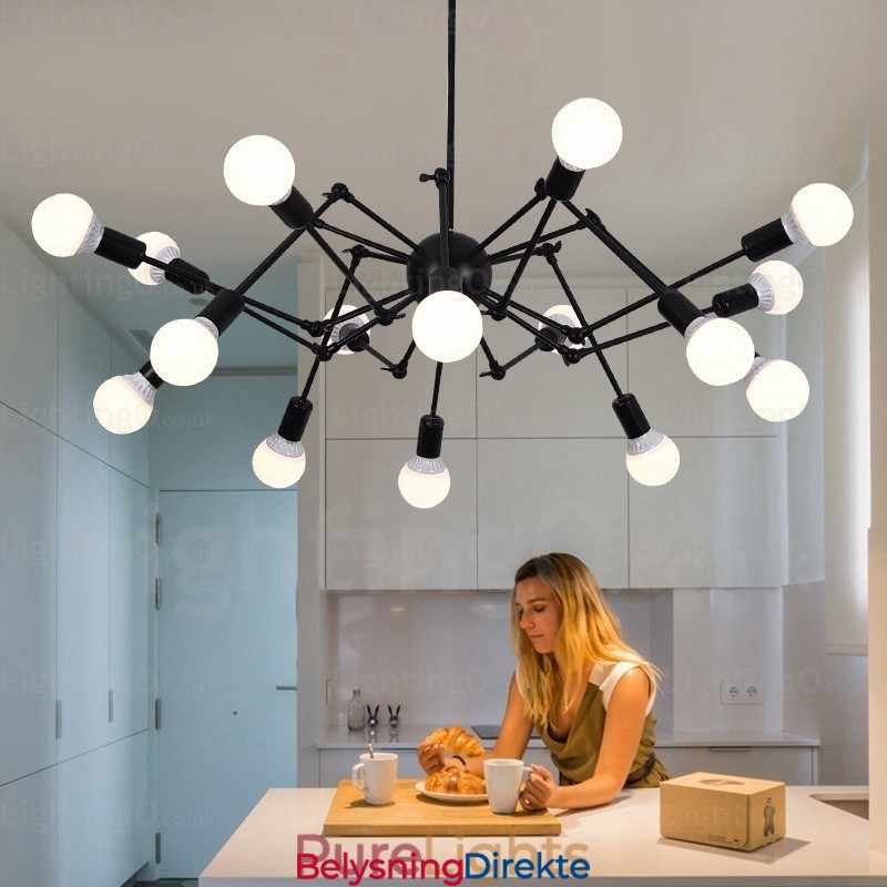 12 Lys Vintage Retro Lysekronebutikker