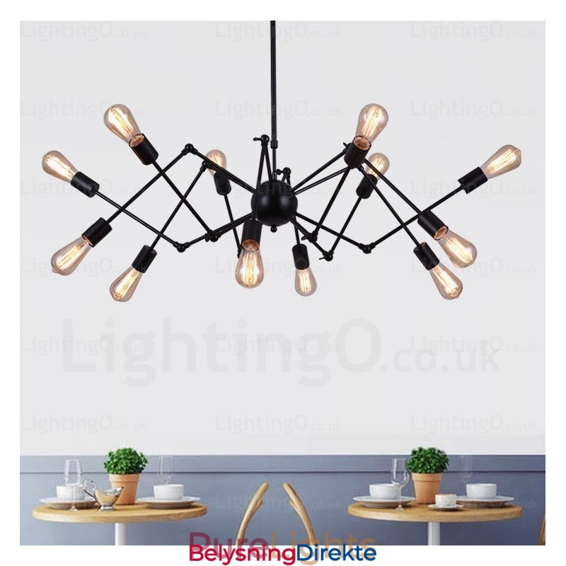 12 Lys Vintage Retro Lysekronebutikker