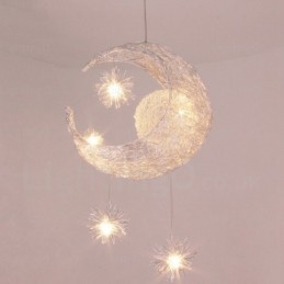 Moderne Og Moderne Pendellampe Med 5 Lys