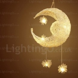 Moderne Og Moderne Pendellampe Med 5 Lys