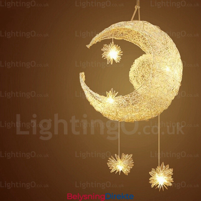 Moderne Og Moderne Pendellampe Med 5 Lys