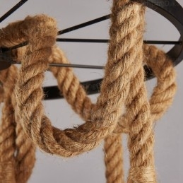 Vintage Retro Pendellampe Med 6 Lys