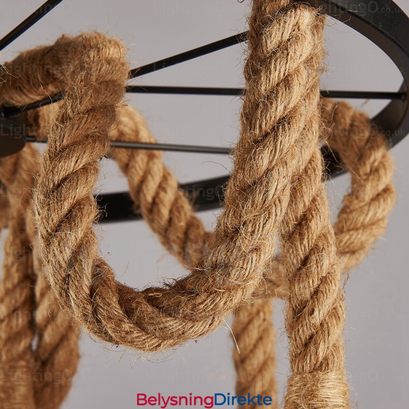 Vintage Retro Pendellampe Med 6 Lys