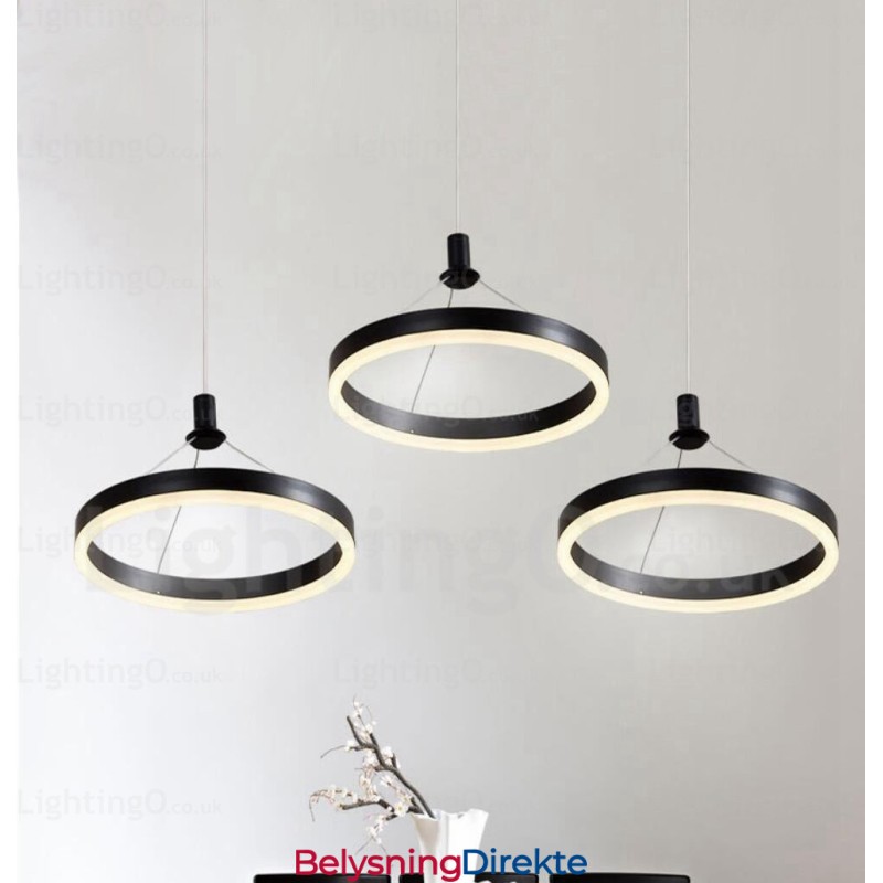 Moderne Og Samtids Pendellampe Med 1 Lys Og Akrylskjerm