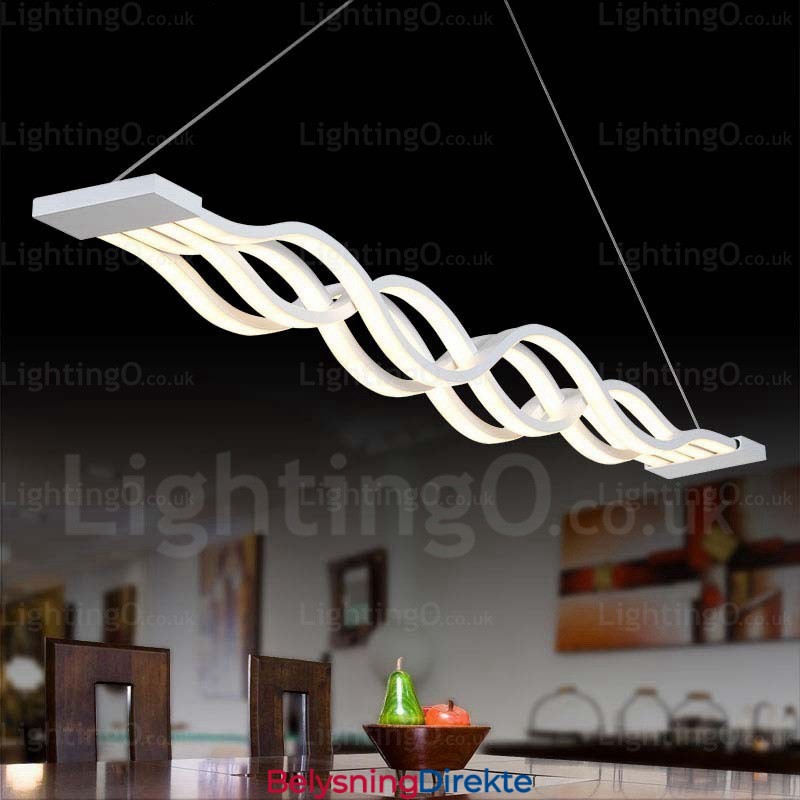 Moderne Og Samtids Pendellampe Med 1 Lys Og Akrylskjerm