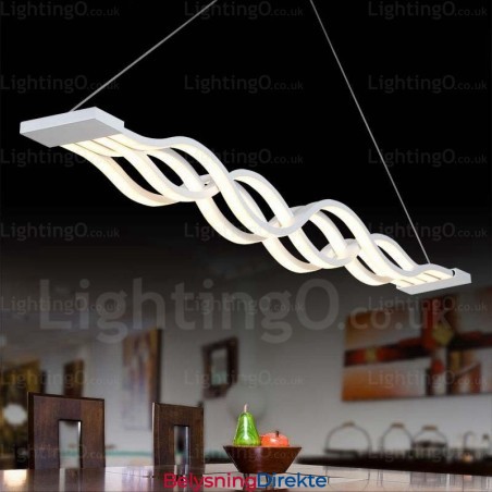 Moderne Og Samtids Pendellampe Med 1 Lys Og Akrylskjerm