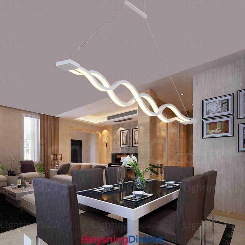 Moderne Og Samtids Pendellampe Med 1 Lys Og Akrylskjerm