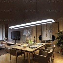 Moderne Og Samtids Pendellampe Med 1 Lys Og Akrylskjerm