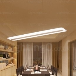 Moderne Og Samtids Pendellampe Med 1 Lys Og Akrylskjerm