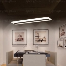 Moderne Og Samtids Pendellampe Med 1 Lys Og Akrylskjerm