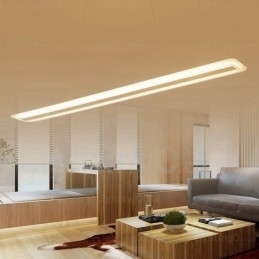 Moderne Og Samtids Pendellampe Med 1 Lys Og Akrylskjerm