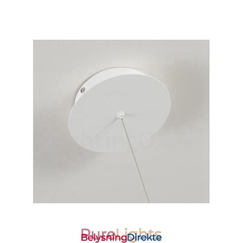 Moderne Pendellampe Med 2 Lys Og Akrylskjerm