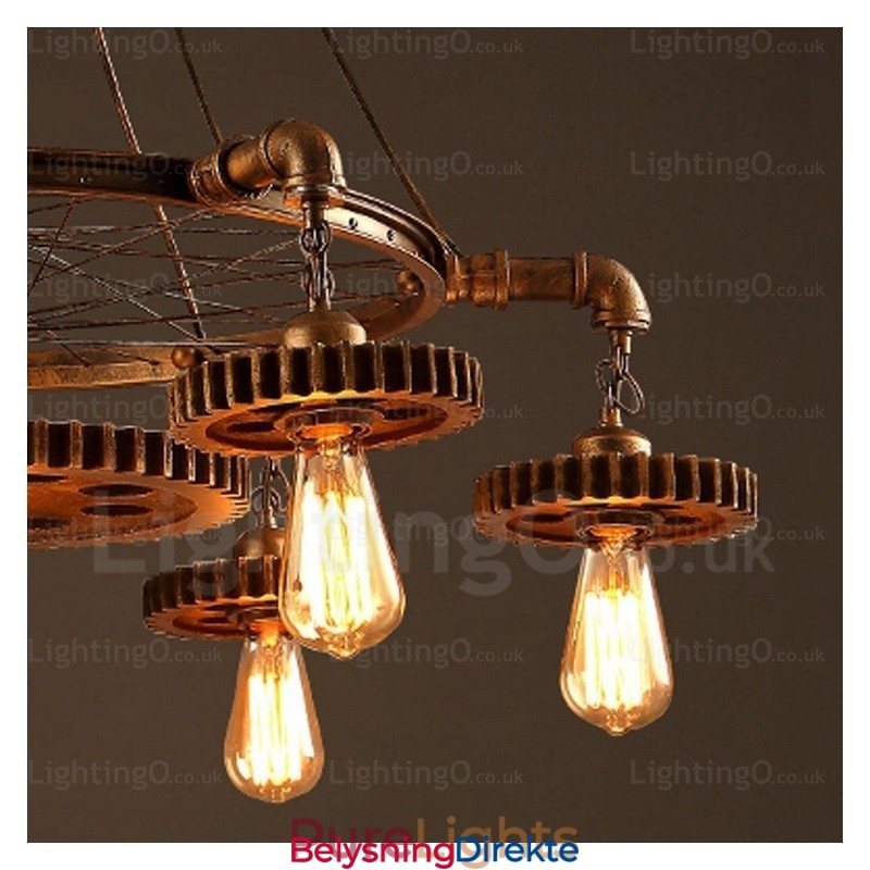 7 Lys Vintage Retro Pendellampe