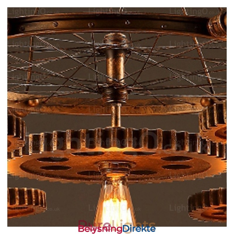 7 Lys Vintage Retro Pendellampe