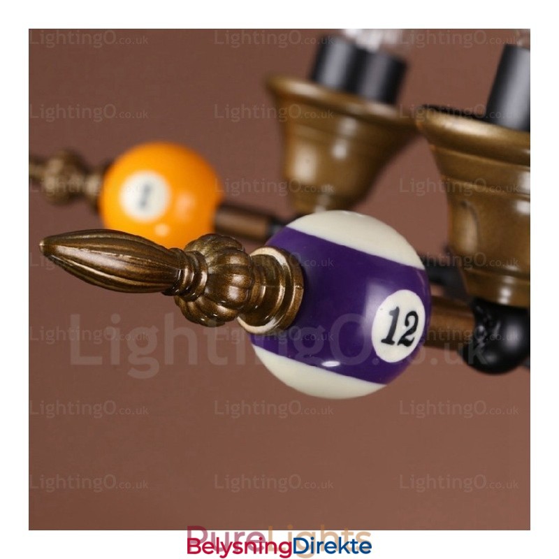 4 Lys Landlig Rustikk Vintage Retro Pendellampe