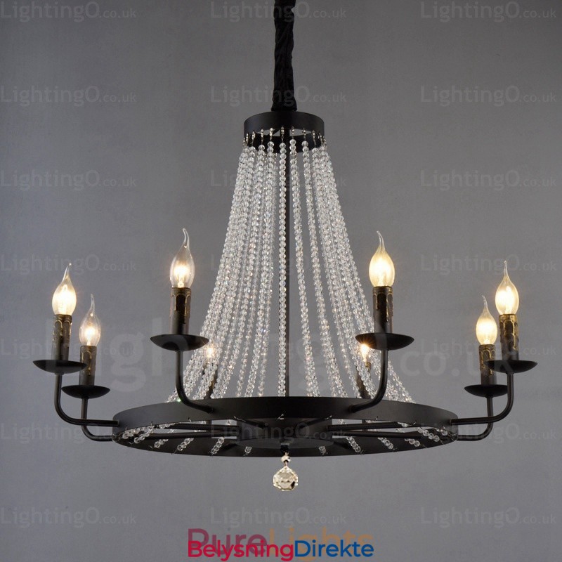 Nordisk Pendellampe Med 8 Lys