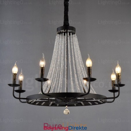 Nordisk Pendellampe Med 8 Lys