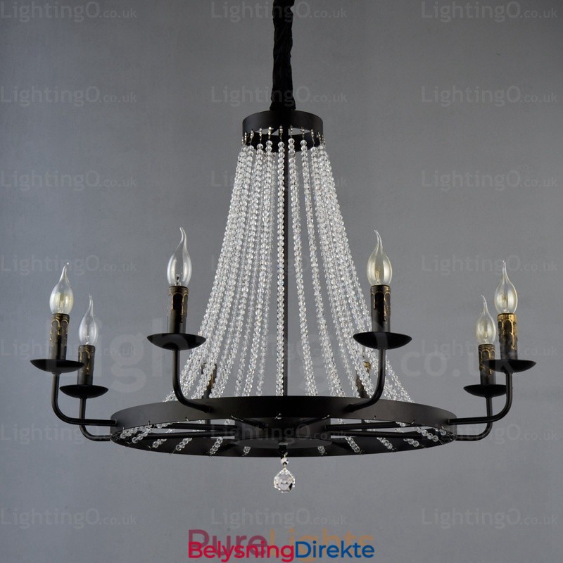 Nordisk Pendellampe Med 8 Lys