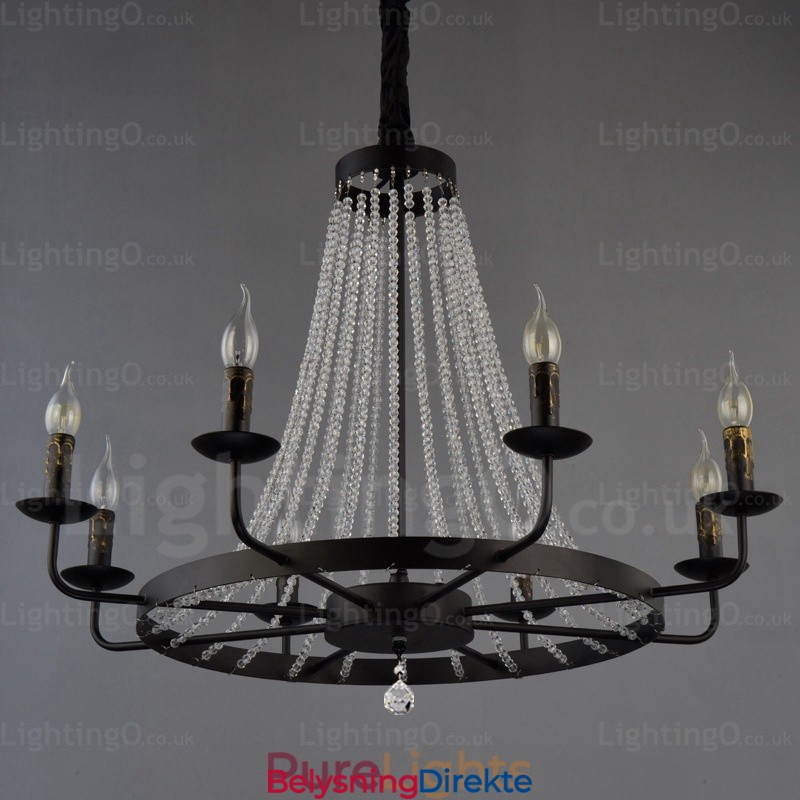 Nordisk Pendellampe Med 8 Lys