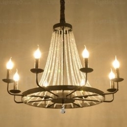 Nordisk Pendellampe Med 8 Lys