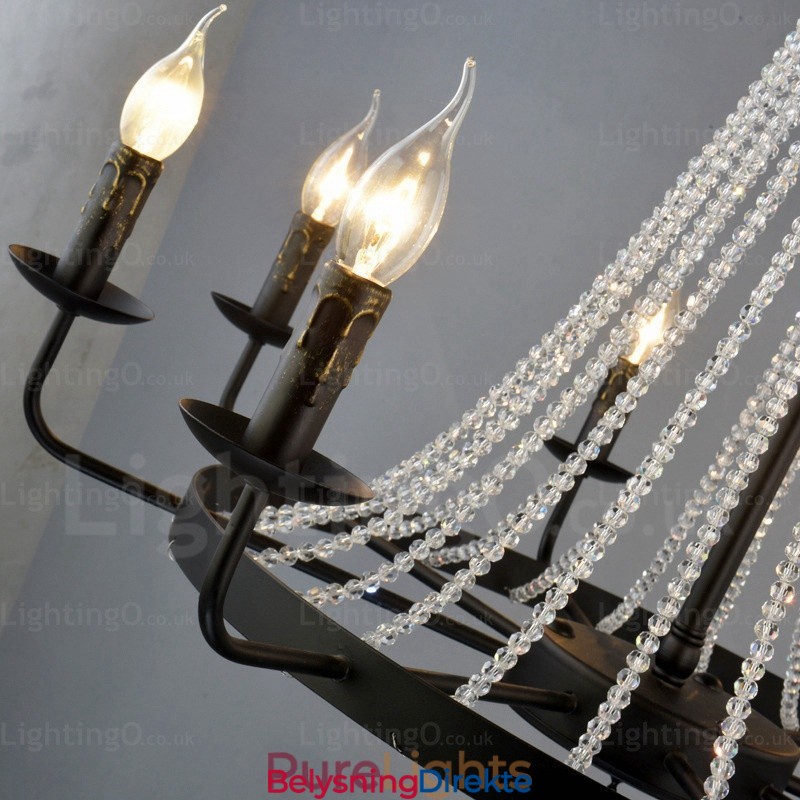 Nordisk Pendellampe Med 8 Lys