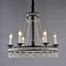 Landlig Rustik Pendellampe Med 4 Lys